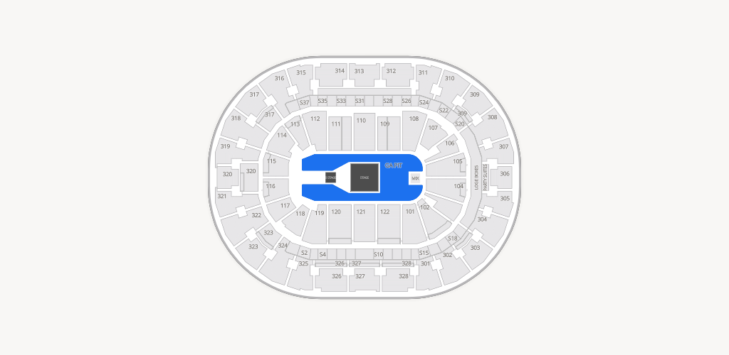 BOK Center Seating Chart