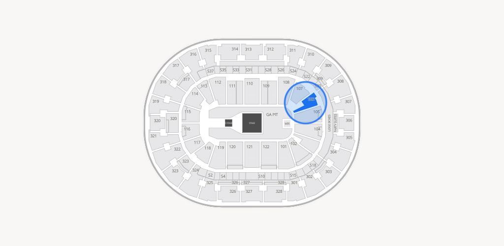 BOK Center Seating Chart