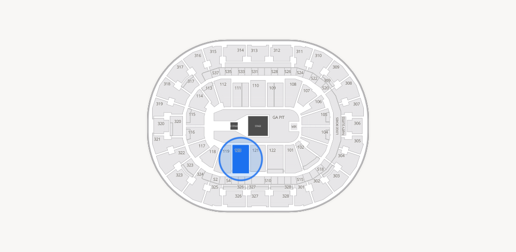 BOK Center Seating Chart
