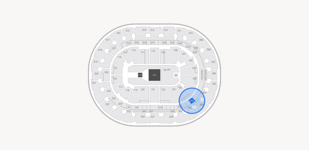 BOK Center Seating Chart