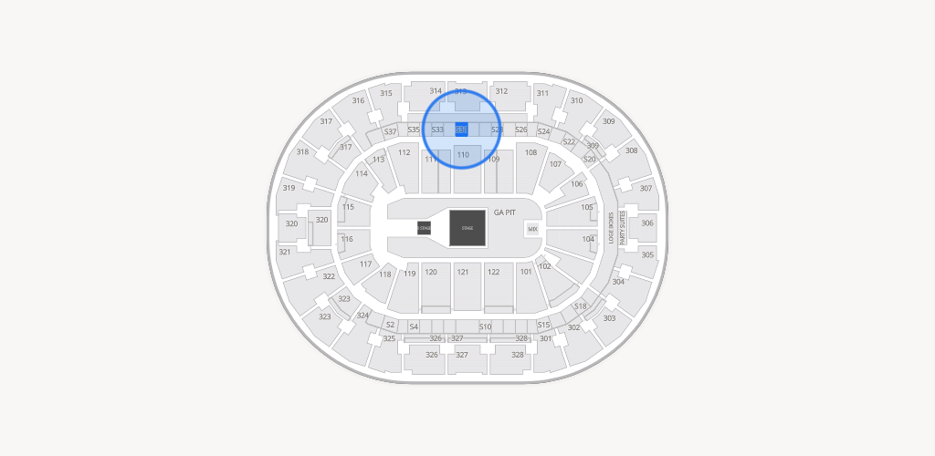 BOK Center Seating Chart