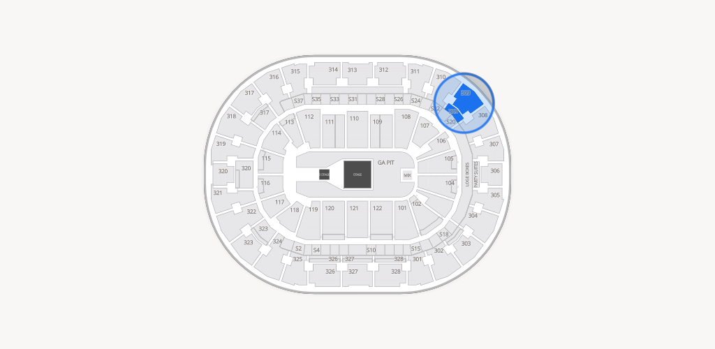 BOK Center Seating Chart