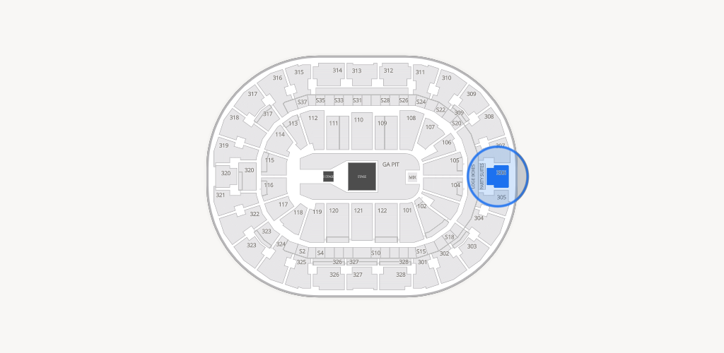 BOK Center Seating Chart