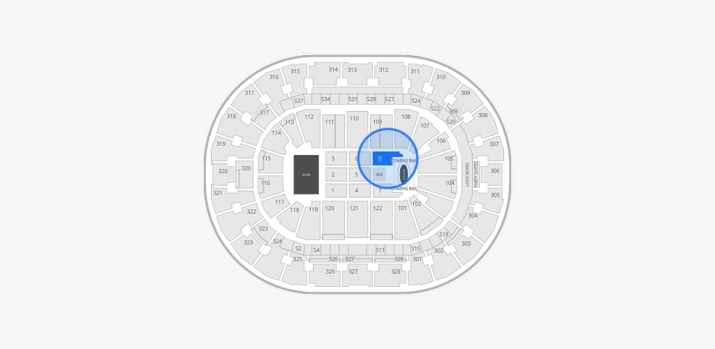 BOK Center Seating Chart