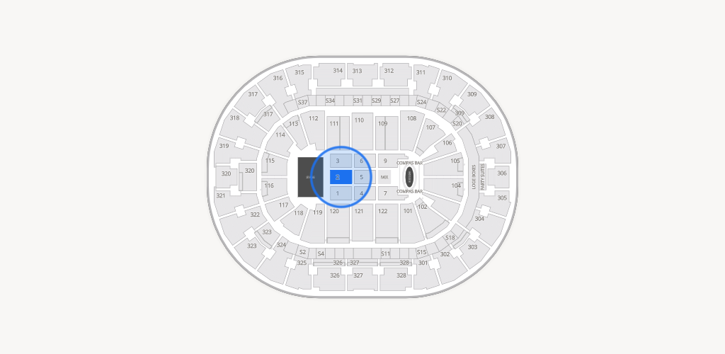BOK Center Seating Chart