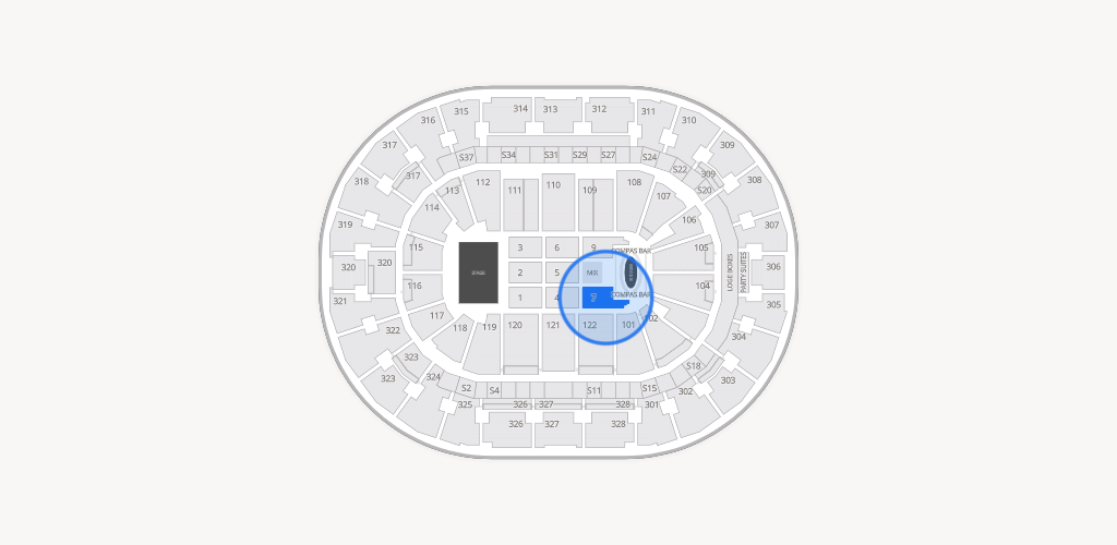 BOK Center Seating Chart