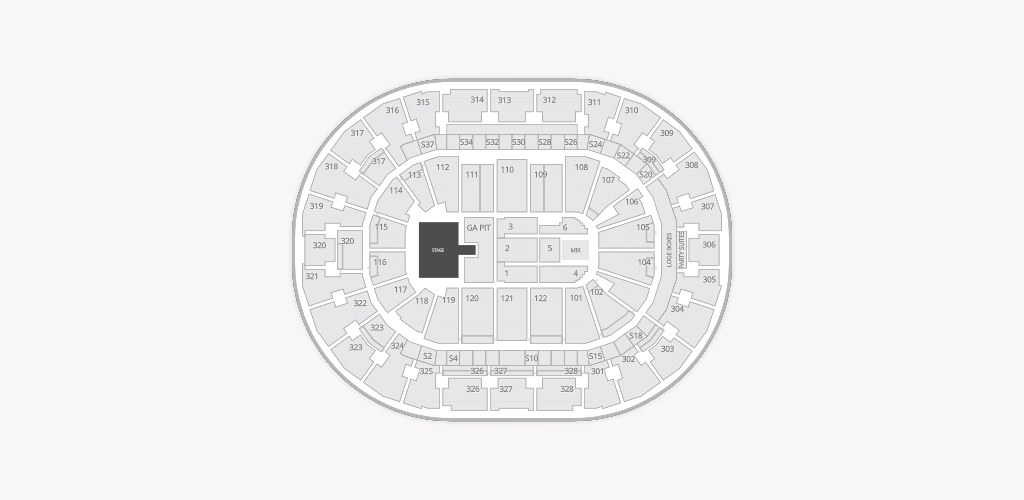 BOK Center Seating Chart