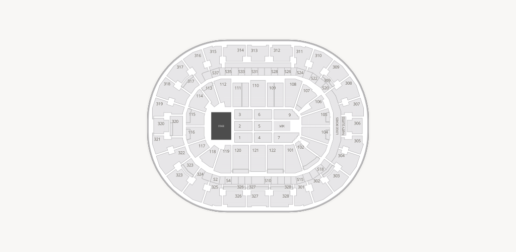 BOK Center Seating Chart