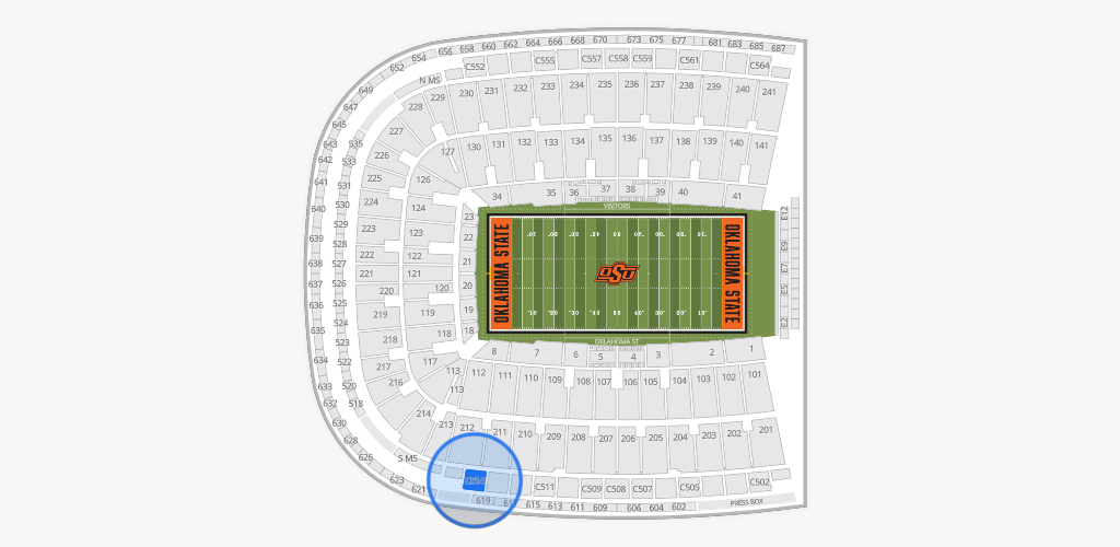 Boone Pickens Stadium Seating Chart