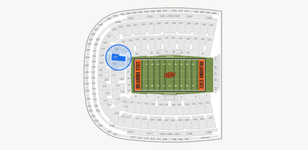 Boone Pickens Stadium Seating Chart