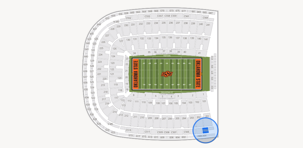 Boone Pickens Stadium Seating Chart