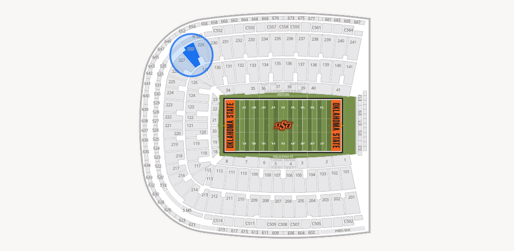 Boone Pickens Stadium Seating Chart