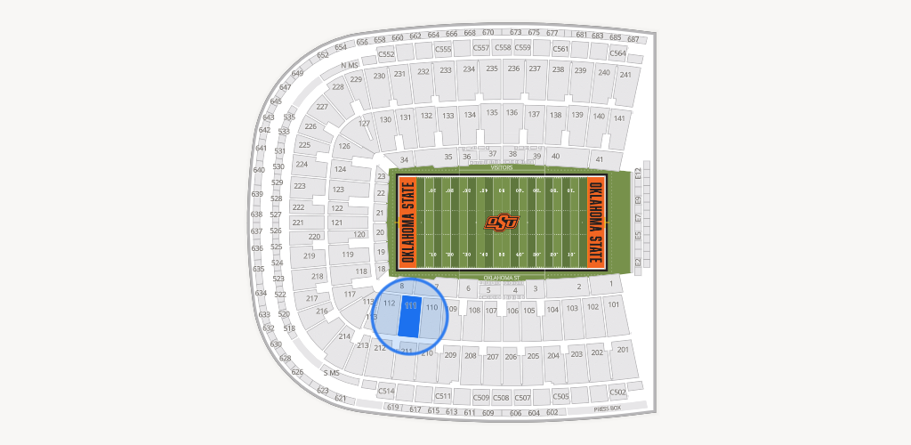 Boone Pickens Stadium Seating Chart