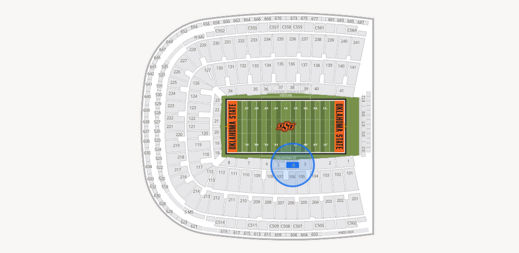 Boone Pickens Stadium Seating Chart