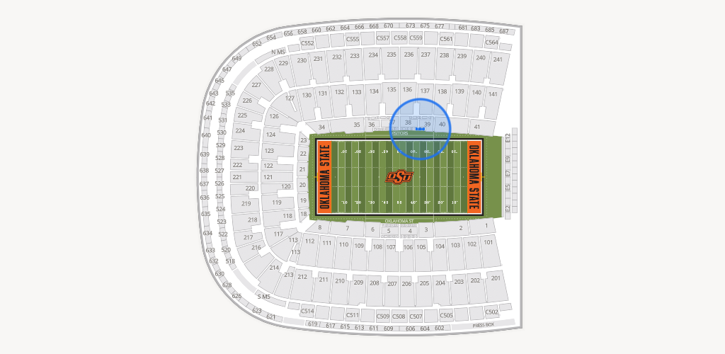 Boone Pickens Stadium Seating Chart