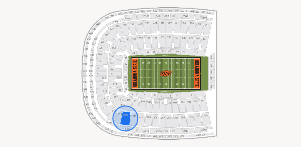 Boone Pickens Stadium Seating Chart