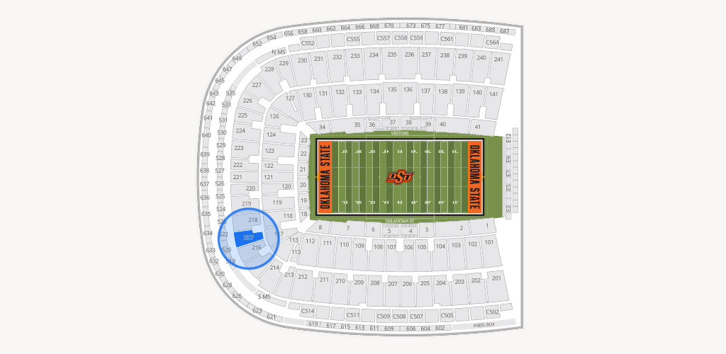 Boone Pickens Stadium Seating Chart
