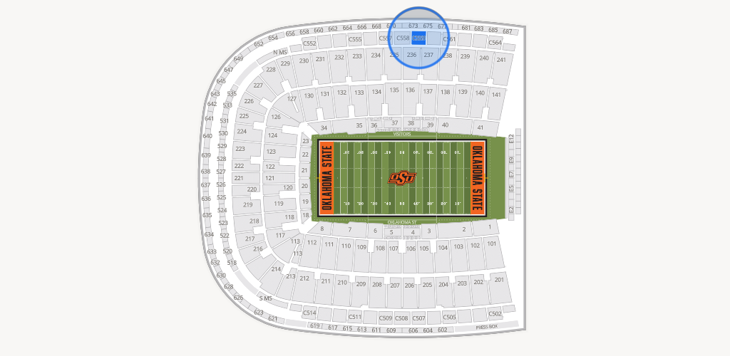 Boone Pickens Stadium Seating Chart