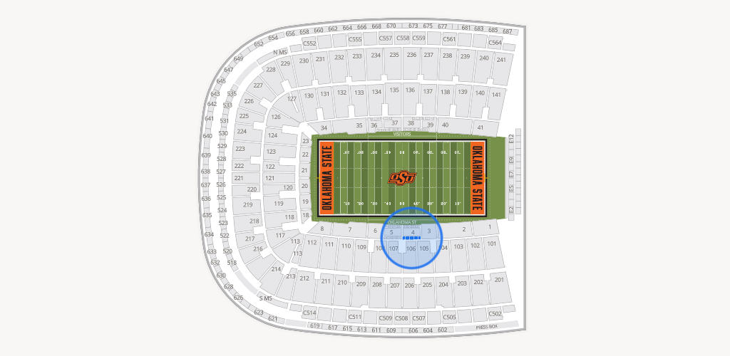 Boone Pickens Stadium Seating Chart