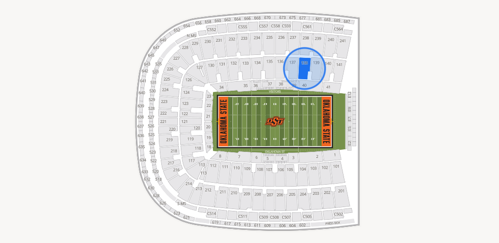 Boone Pickens Stadium Seating Chart