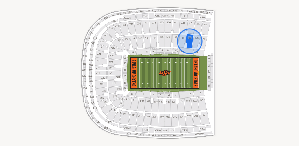 Boone Pickens Stadium Seating Chart