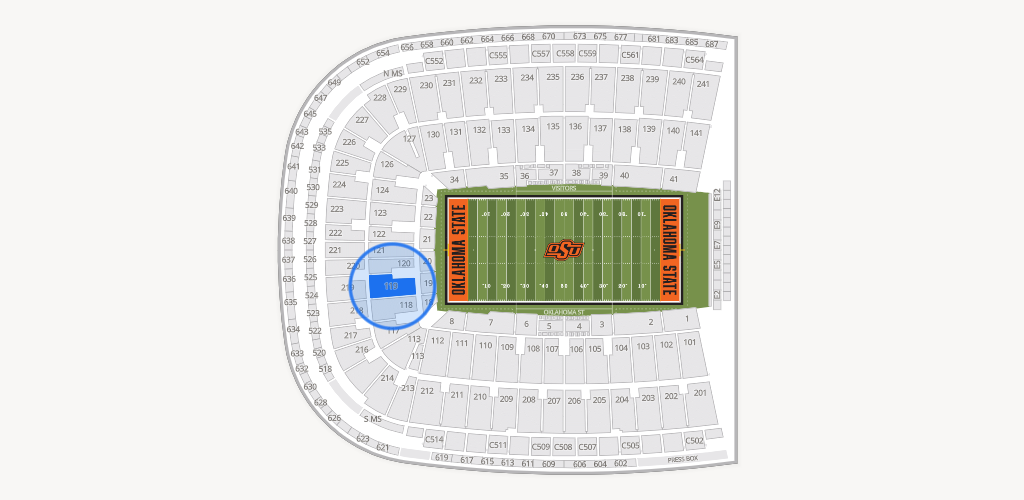 Boone Pickens Stadium Seating Chart