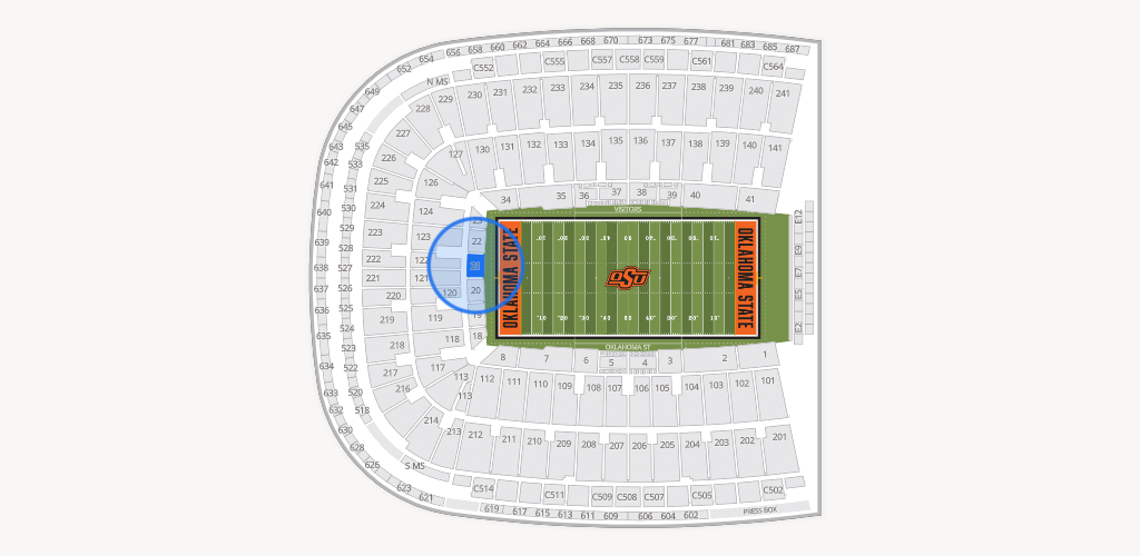 Boone Pickens Stadium Seating Chart
