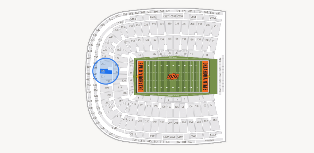 Boone Pickens Stadium Seating Chart