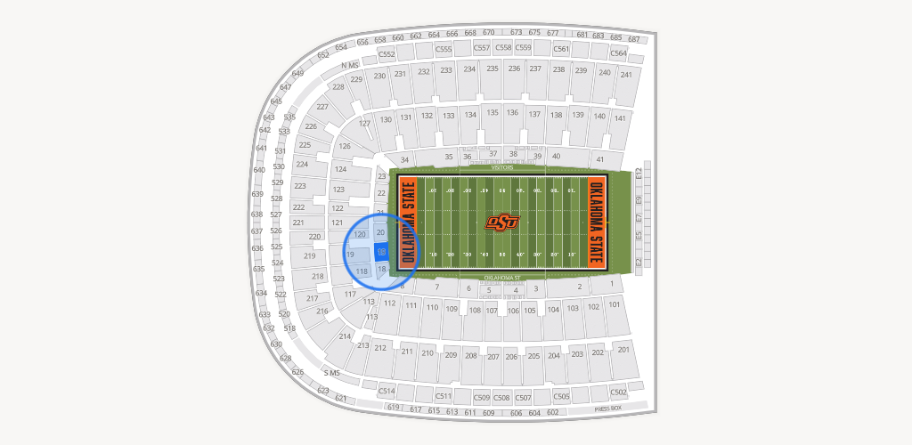 Boone Pickens Stadium Seating Chart