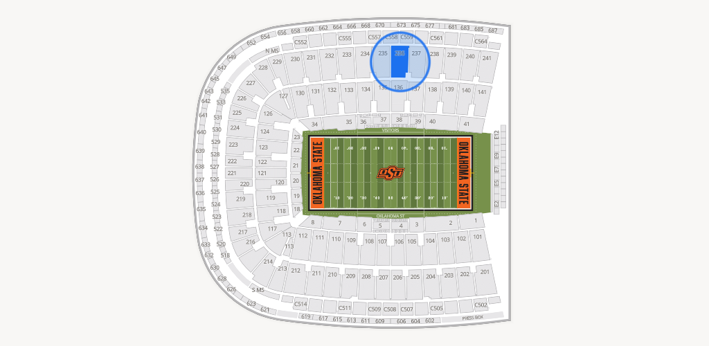 Boone Pickens Stadium Seating Chart