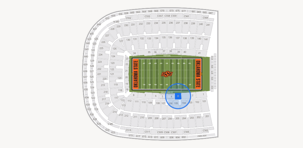 Boone Pickens Stadium Seating Chart