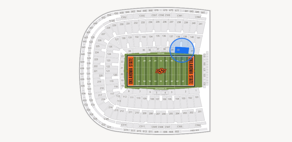 Boone Pickens Stadium Seating Chart