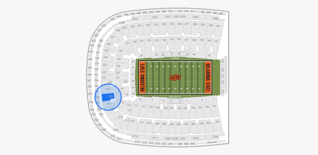 Boone Pickens Stadium Seating Chart