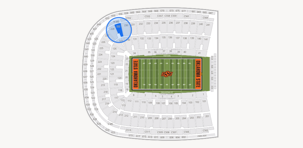 Boone Pickens Stadium Seating Chart