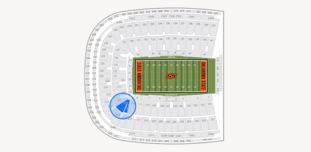 Boone Pickens Stadium Seating Chart