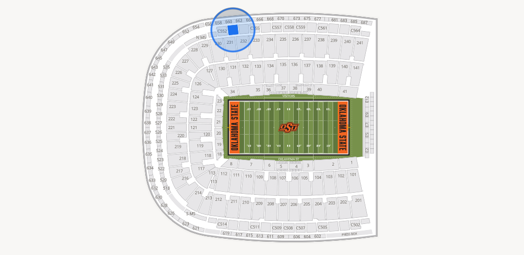 Boone Pickens Stadium Seating Chart
