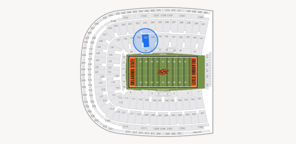 Boone Pickens Stadium Seating Chart