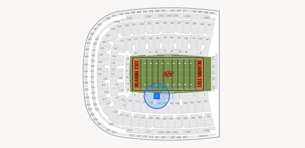 Boone Pickens Stadium Seating Chart