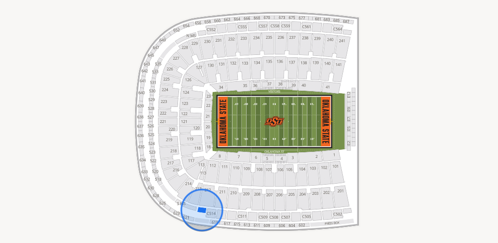 Boone Pickens Stadium Seating Chart