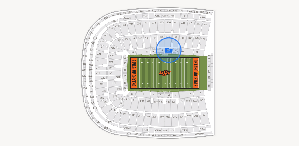 Boone Pickens Stadium Seating Chart