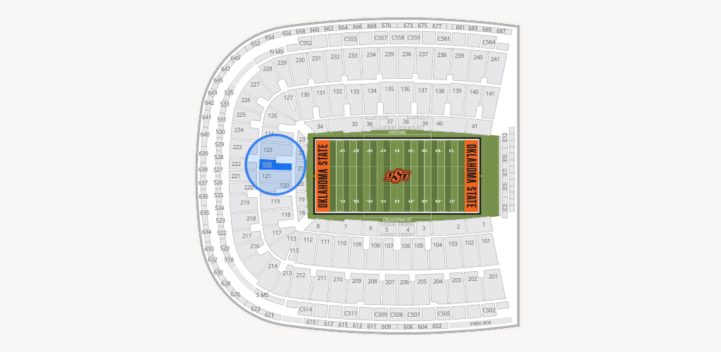 Boone Pickens Stadium Seating Chart