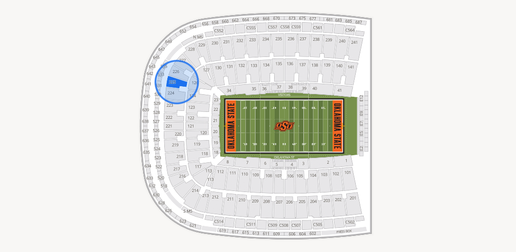 Boone Pickens Stadium Seating Chart