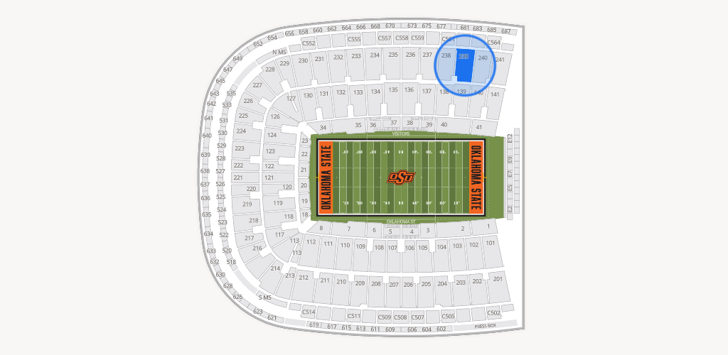 Boone Pickens Stadium Seating Chart