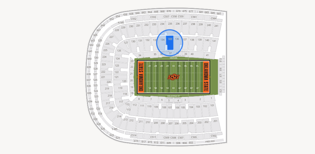 Boone Pickens Stadium Seating Chart
