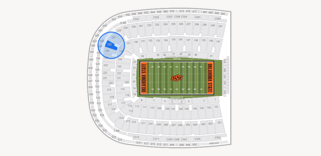 Boone Pickens Stadium Seating Chart