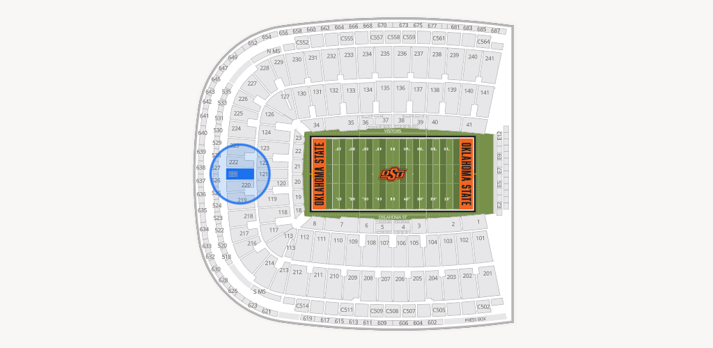 Boone Pickens Stadium Seating Chart