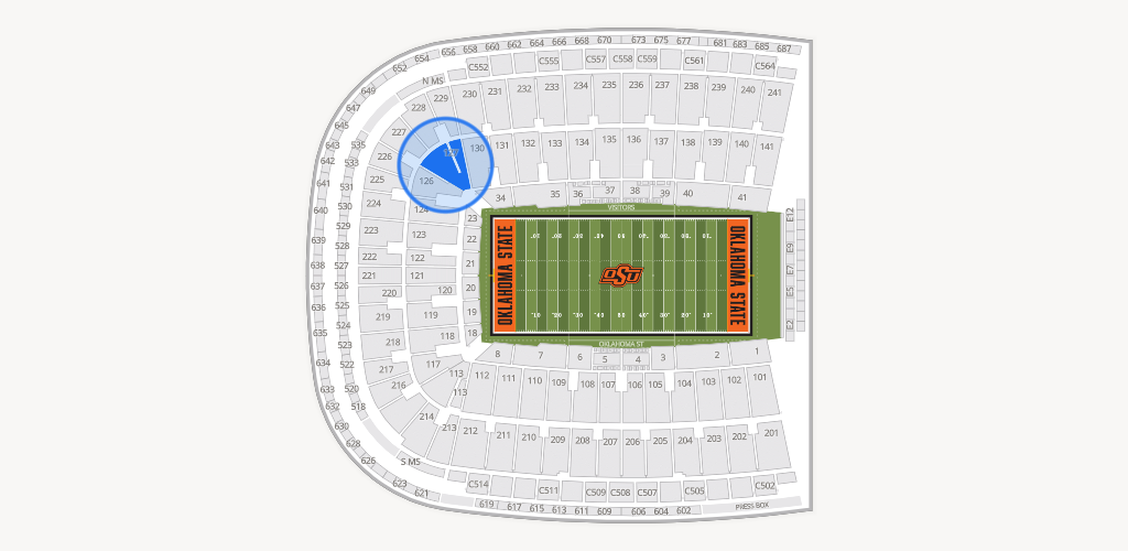 Boone Pickens Stadium Seating Chart