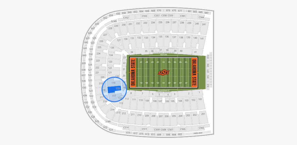 Boone Pickens Stadium Seating Chart