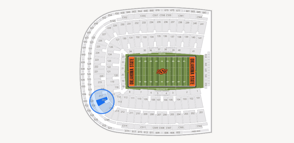 Boone Pickens Stadium Seating Chart