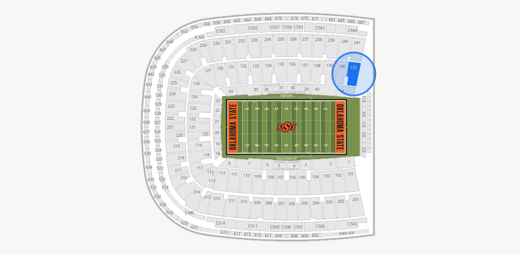 Boone Pickens Stadium Seating Chart